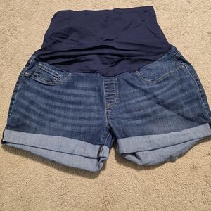 Signature by Levi Strauss Dark Blue Jean Shorts